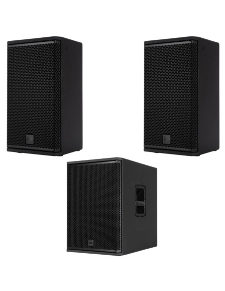 PACK RCF 2X NX -910-A + 1 SUB 15-AX - Terre de Son Recto