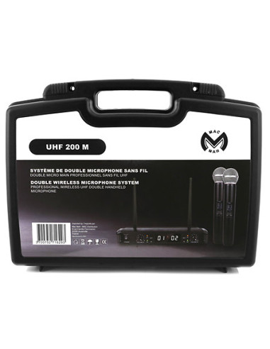 Mac Mah - Pack UHF 200 M + Micro serre-tête (la paire) - Terre de Son