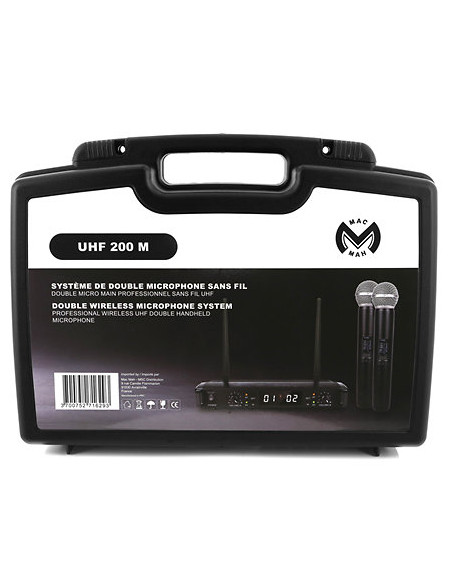Mac Mah - Pack UHF 200 M + Micro serre-tête (la paire) - Terre de Son