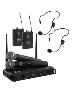 Mac Mah - Pack UHF 200 M + Micro serre-tête (la paire) - Terre de Son