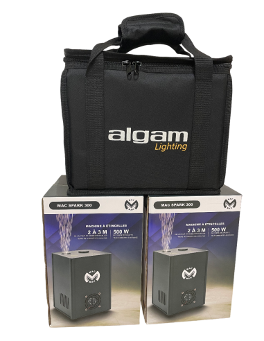 2 x Mac Spark 300 + Poudres Algam Lighting +...