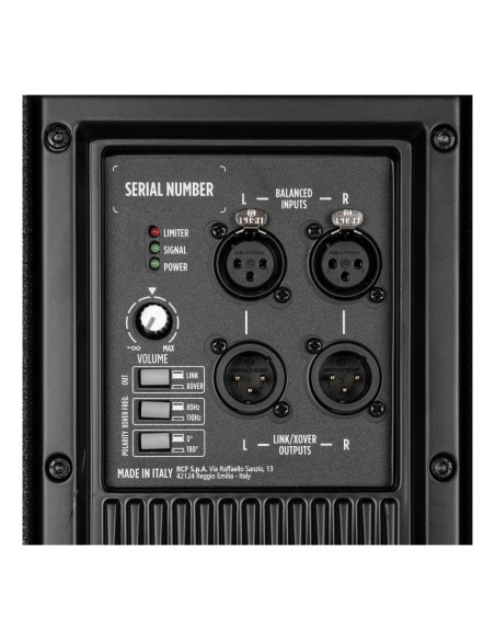 PACK RCF 2X ART 715-A MK5 + 1 SUB 708-AS MK3 + 2X XLR de 10M OFFERT