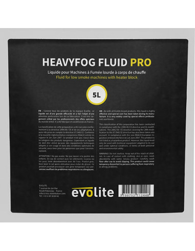 Evolite - HeavyFog Fluid PRO 5L - Terre de Son