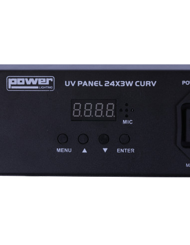 Power Lighting - UV PANEL 24X3W CURV MK2