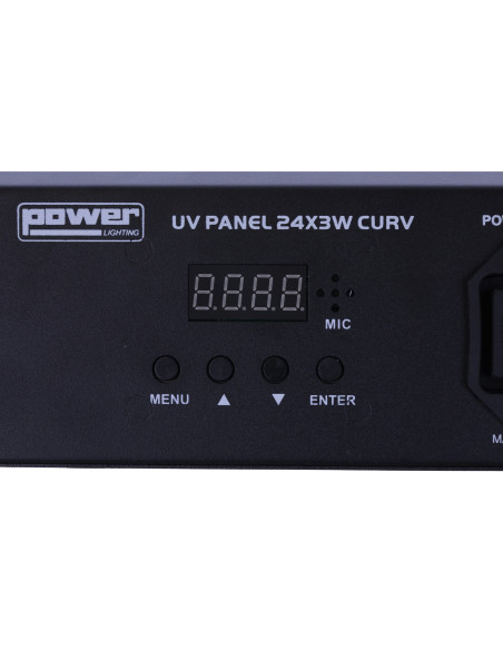 Power Lighting - UV PANEL 24X3W CURV MK2
