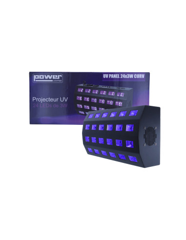 Power Lighting - UV PANEL 24X3W CURV MK2
