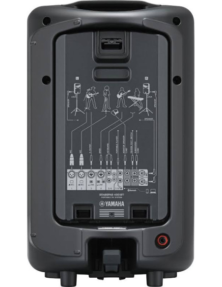 Pack Yamaha Stagepas 400BT + Pieds LS01 K Set - Terre de son