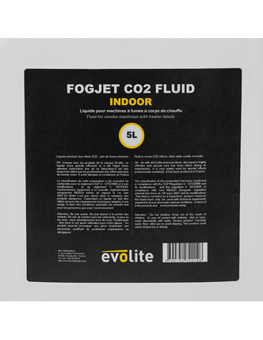 Evolite - FogJet Co2 Fluid indoor 5L - Terre de Son