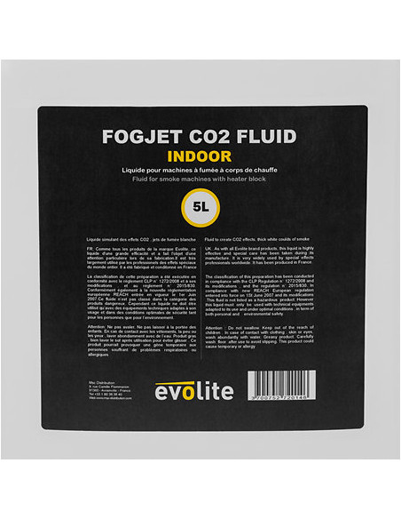 Evolite - FogJet Co2 Fluid indoor 5L - Terre de Son