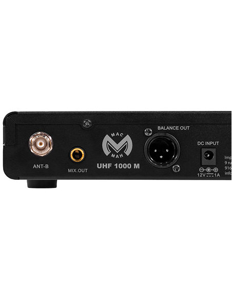Mac Mah - UHF 1000 M + UHF 1000 Bodypack - Terre de Son