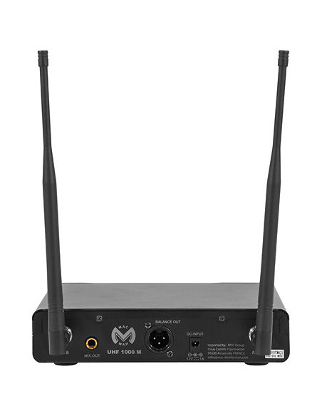 Mac Mah - UHF 1000 M + UHF 1000 Bodypack - Terre de Son