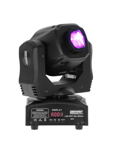 Power Lighting - LYRE SPOT 60W 2FOCAL - Terre de Son