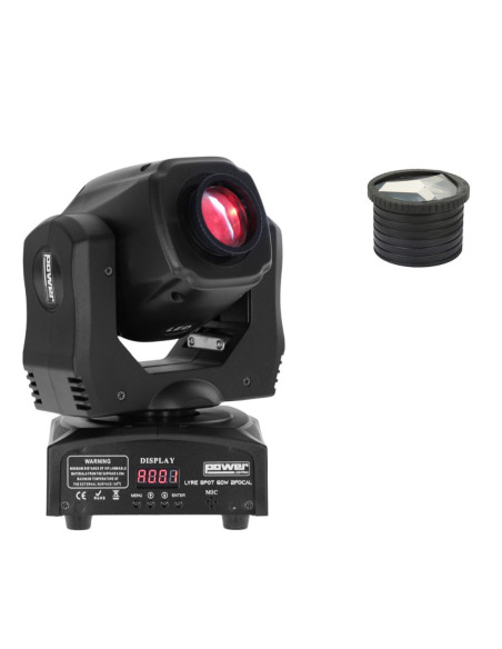 Power Lighting - LYRE SPOT 60W 2FOCAL - Terre de Son