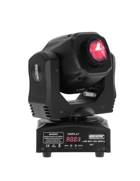 Power Lighting - LYRE SPOT 60W 2FOCAL - Terre de Son