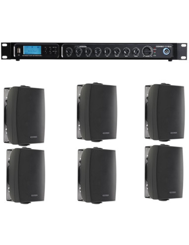 Audiophony - Pack INSTALL COMBO120Evo + 6 EHP520 - Terre de Son