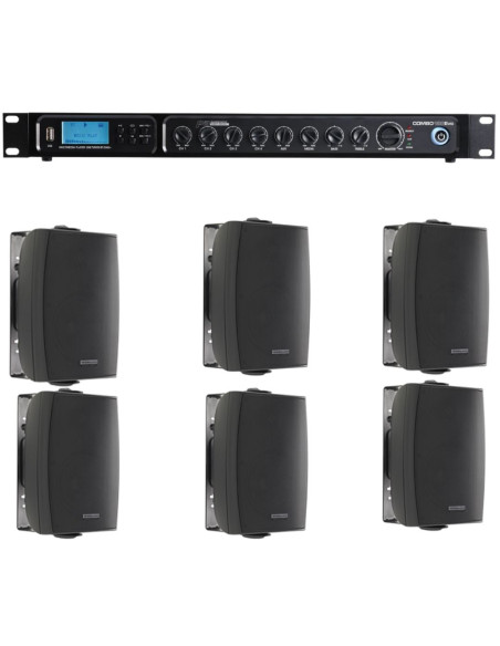 Audiophony - Pack INSTALL COMBO120Evo + 6 EHP520 - Terre de Son