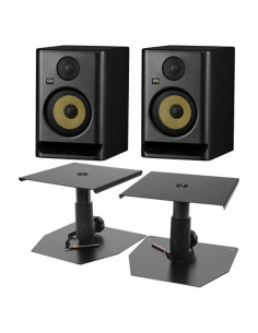 Krk - Pack Rokit RP5 G5 (la paire) + Supports Bas - Terre de Son