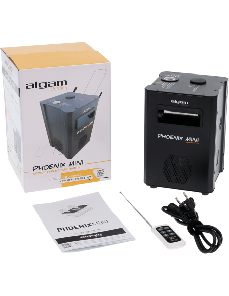 PACK DE 2 MACHINES A ETINCELLES PHOENIX MINI + 2 POUDRES 200G ALGAM LIGHTING + 1 BAG DE TRANSPORT OFFERT