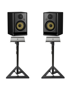 Rokit RP5 G5 (La paire) + 2 Pieds Enceintes Ibiza SST02