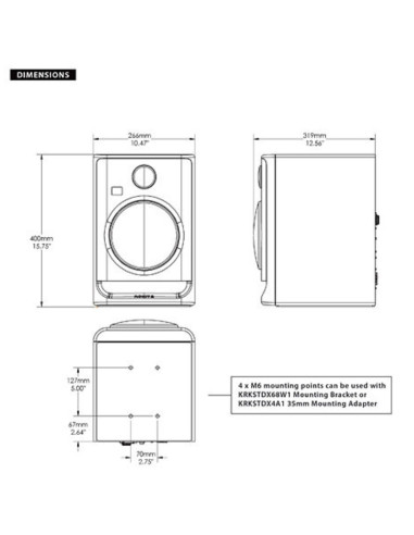 Pack Rokit RP8 G5 (la paire) + Caisson S12.4