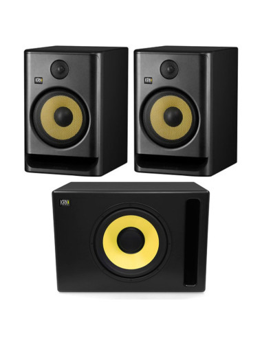 KRK - Pack Rokit RP8 G5 (la paire) + Caisson S12.4 - Terre de Son