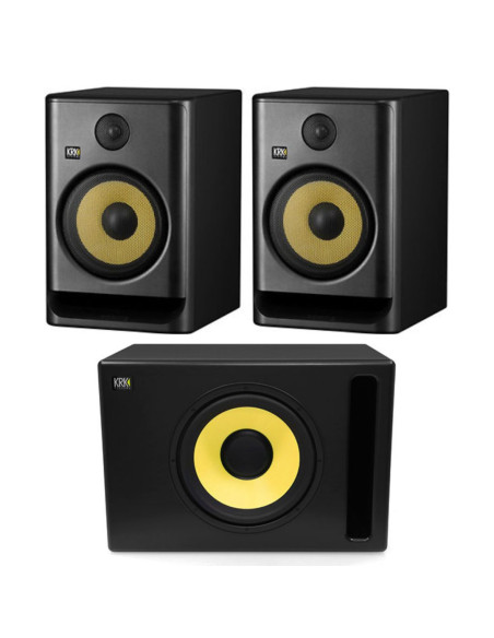 KRK - Pack Rokit RP8 G5 (la paire) + Caisson S12.4 - Terre de Son