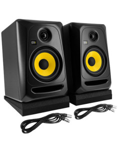 Krk - Pack Classic 5 Monitor (la paire) + Support IBIZA SST02 (la paire) - Terre de Son 2