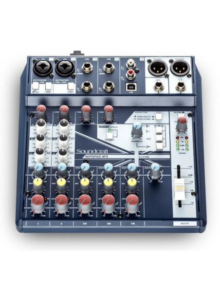 Soundcraft Notepad-8FX - Tables de Mixage Analogiques