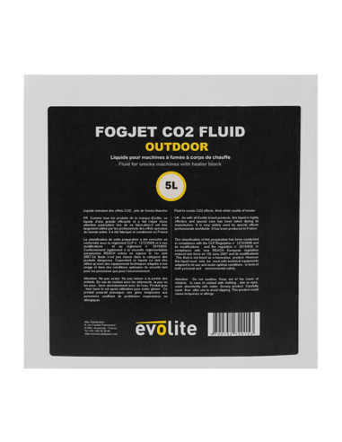 Evolite - FogJet Co2 Fluid outdoor 5L - Terre de Son