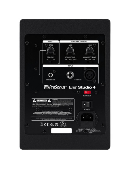 Pack 2X ERIS STUDIO 4 + 1 Paire de Mousses Acoustiques