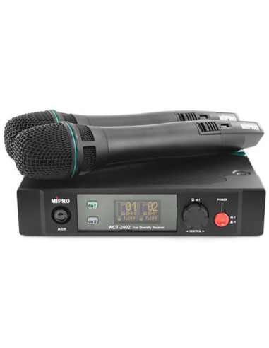 Mipro - ACT 2402 + 2x ACT 24HC + MP-80 - Terre de Son