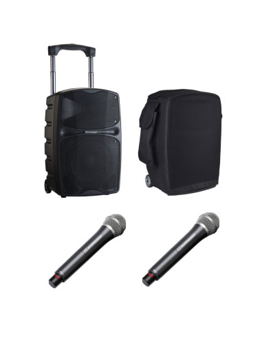 Audiophony -  Pack RACER120 Evo + 2 micros UHF main + 2 récepteurs + housse