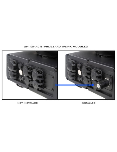 Pack 2X BTI-BLIZZARD BSW1 + Flight Case