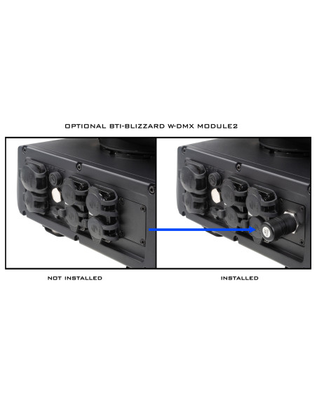 Pack 2X BTI-BLIZZARD BSW1 + Flight Case