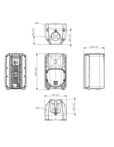 Pack 2X ART 708-A MK5 + 2X CVR ART 708