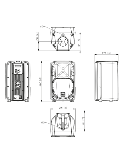 Pack 2X ART 708-A MK5 + 2X CVR ART 708