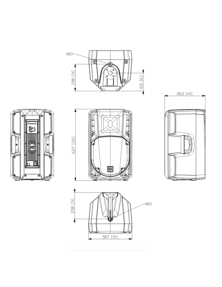 Pack 2X ART 712-A MK5 + 2X CVR Art 712-722-732A