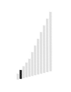 Adam Hall - RACK RAIL 03 BLACK - Terre de Son 2