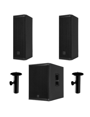 RCF - Pack 2X NXL 14-A + SUB 15-AX + 2X PMK60678 - Terre de Son
