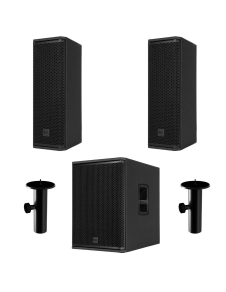 RCF - Pack 2X NXL 14-A + SUB 15-AX + 2X PMK60678 - Terre de Son