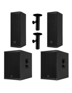 RCF - Pack 2X NXL 14-A + 2X SUB 15-AX + 2X PMK60678 - Terre de Son