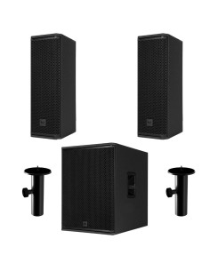 RCF - Pack 2X NXL 14-A + SUB 18-AX + 2X PMK60678 - Terre de Son