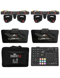 Chauvet - Pack 2X GigBAR Bridge ILS + ILS COMMAND - Terre de Son