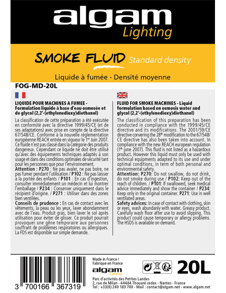 Algam Lighting - FOG-MD-20L - Terre de Son