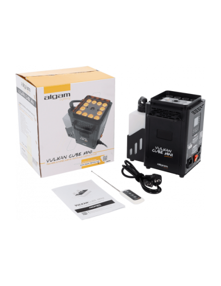 Pack 2X Vulkan Cube Mini + 1 bidon 5L de Liquide à Fumée à Dispersion Rapide Effet CO2