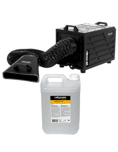 Algam Lighting - Pack NEBEL2000-ABS + 1 Bidon 5L de Liquide à Fumée Lourde Offert - Terre de Son