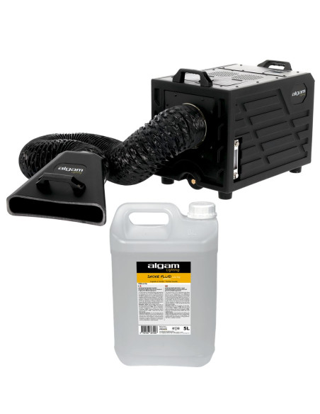 Algam Lighting - Pack NEBEL2000-ABS + 1 Bidon 5L de Liquide à Fumée Lourde Offert - Terre de Son