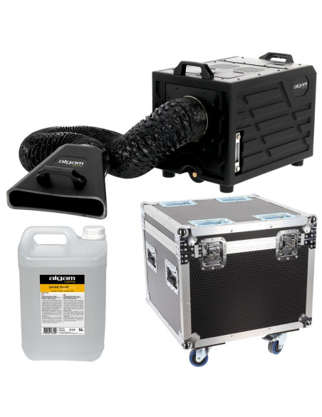 Pack NEBEL2000-ABS + Flight Case + 1 Bidon 5L de Liquide à Fumée Lourde Offert