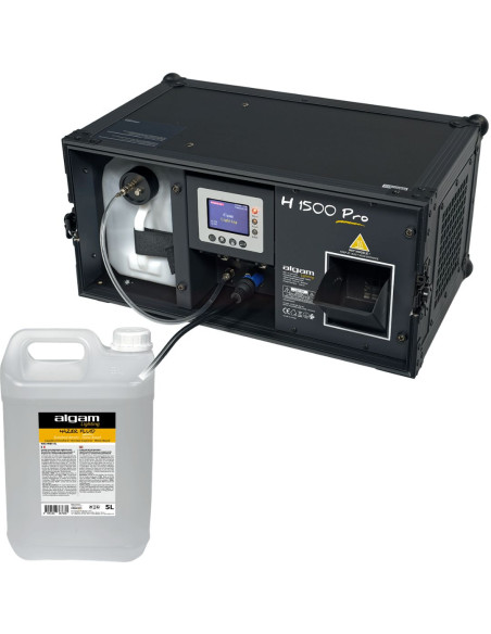 Algam Lighting - Pack H1500-PRO + 1 Bidon 5L de Liquide à Effet Brouillard Offert - Terre de Son