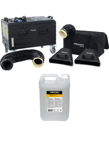 Algam Lighting - Pack NEBEL3000-ABS+ + 1 Bidon de 5L de Liquide à Fumée Lourde Offert - Terre de Son